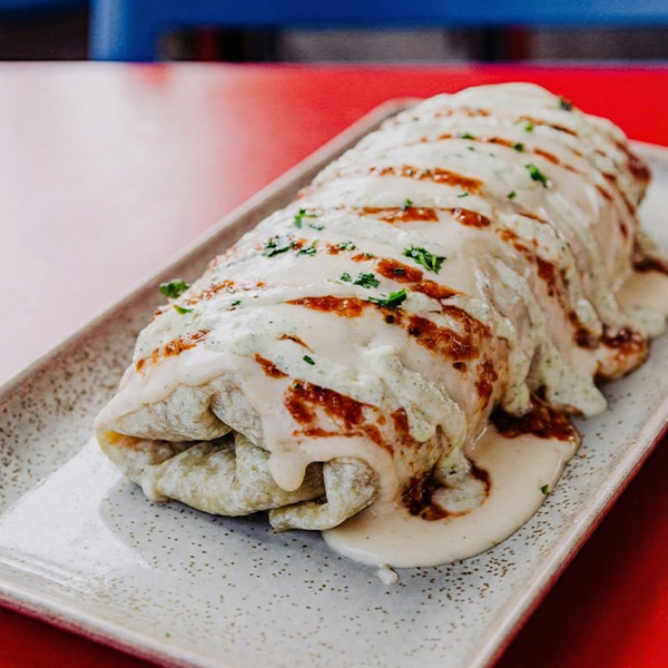 breakfast burrito at Early Bird Brunch