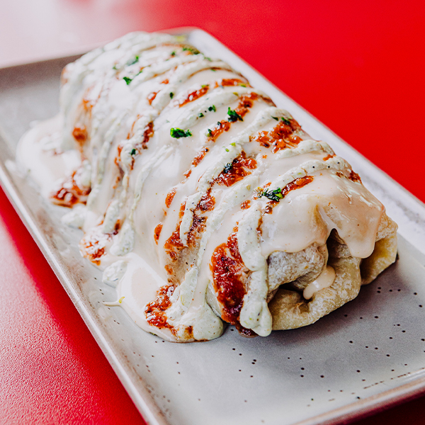 breakfast burrito at Early Bird Brunch